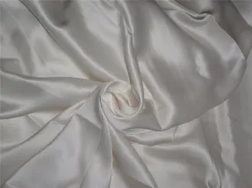 100% HEAVY SILK SATIN FABRIC 190 GRAMS OFF WHITE COLOR 54" wide [6673]