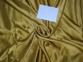 100% PURE SILK SATIN FABRIC 150 GRAMS GOLD colour 54" wide B2#62[1]