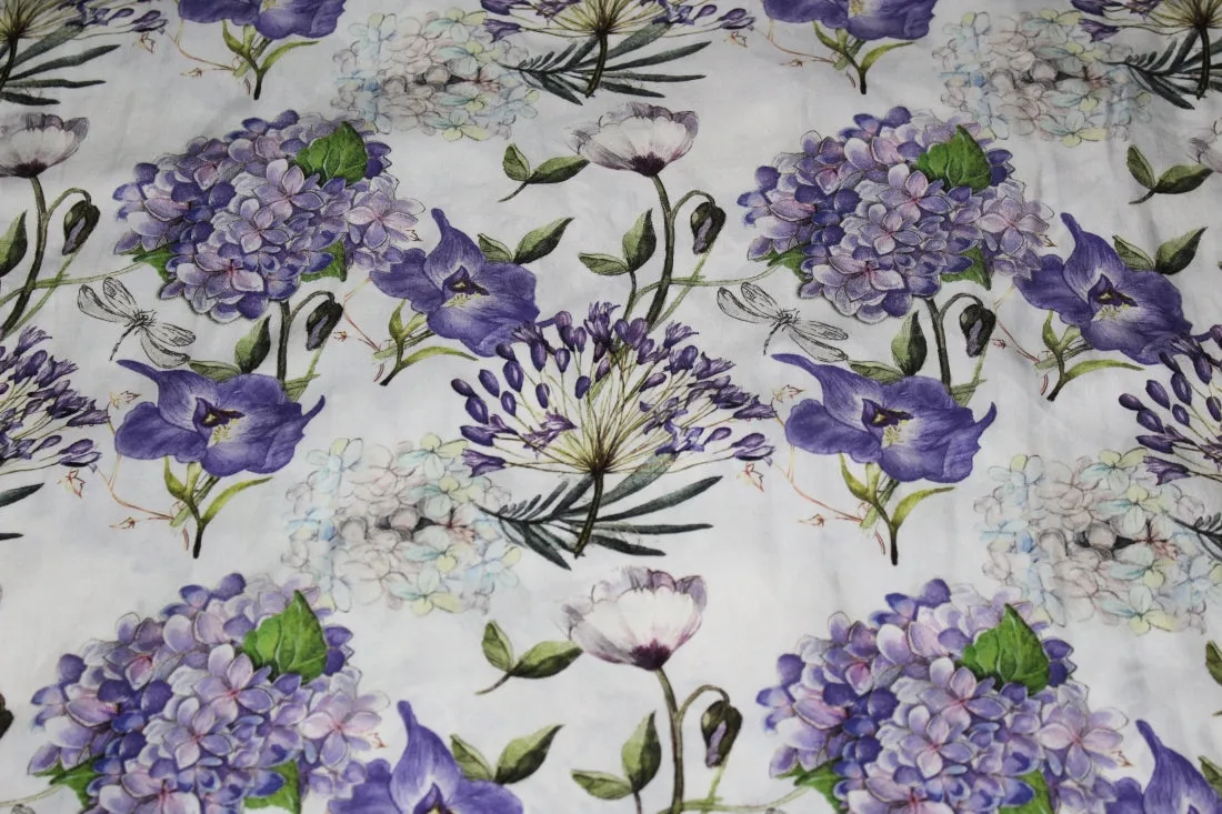 100% PURE SILK SATIN FABRIC 80 GRAMS 20.20MM DIGITAL PRINT 44" wide available in 3 designs