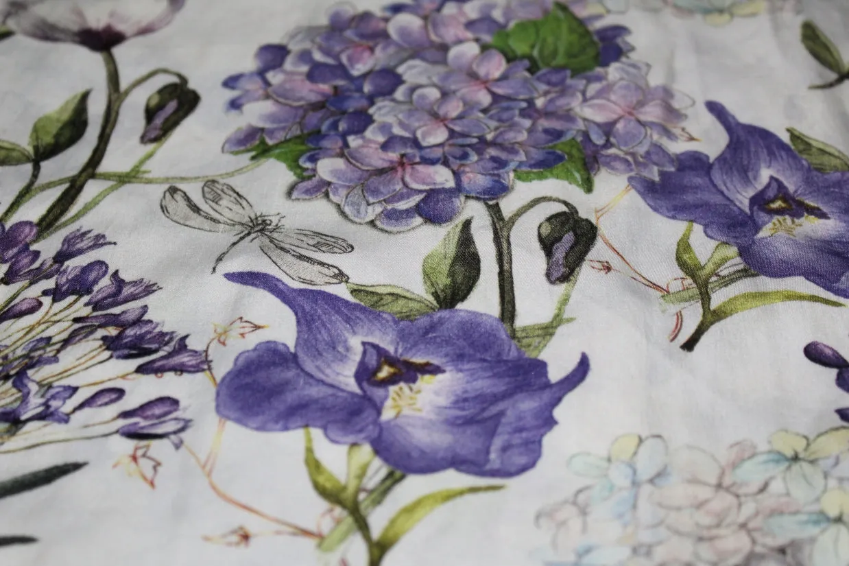 100% PURE SILK SATIN FABRIC 80 GRAMS 20.20MM DIGITAL PRINT 44" wide available in 3 designs