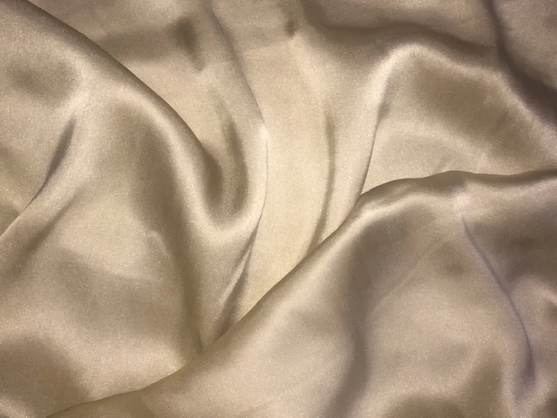 100% Sand wash Silk Satin fabric 44&quot;wide-golden sand