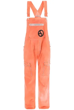 Acne Studios Cotton Overalls With Studs