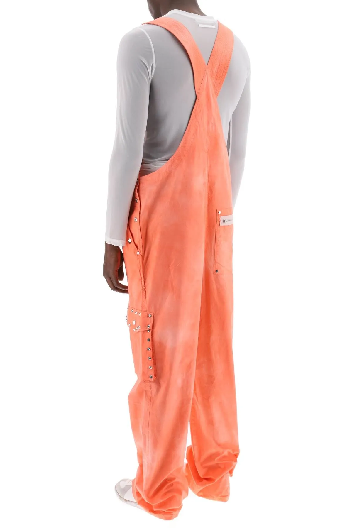 Acne Studios Cotton Overalls With Studs