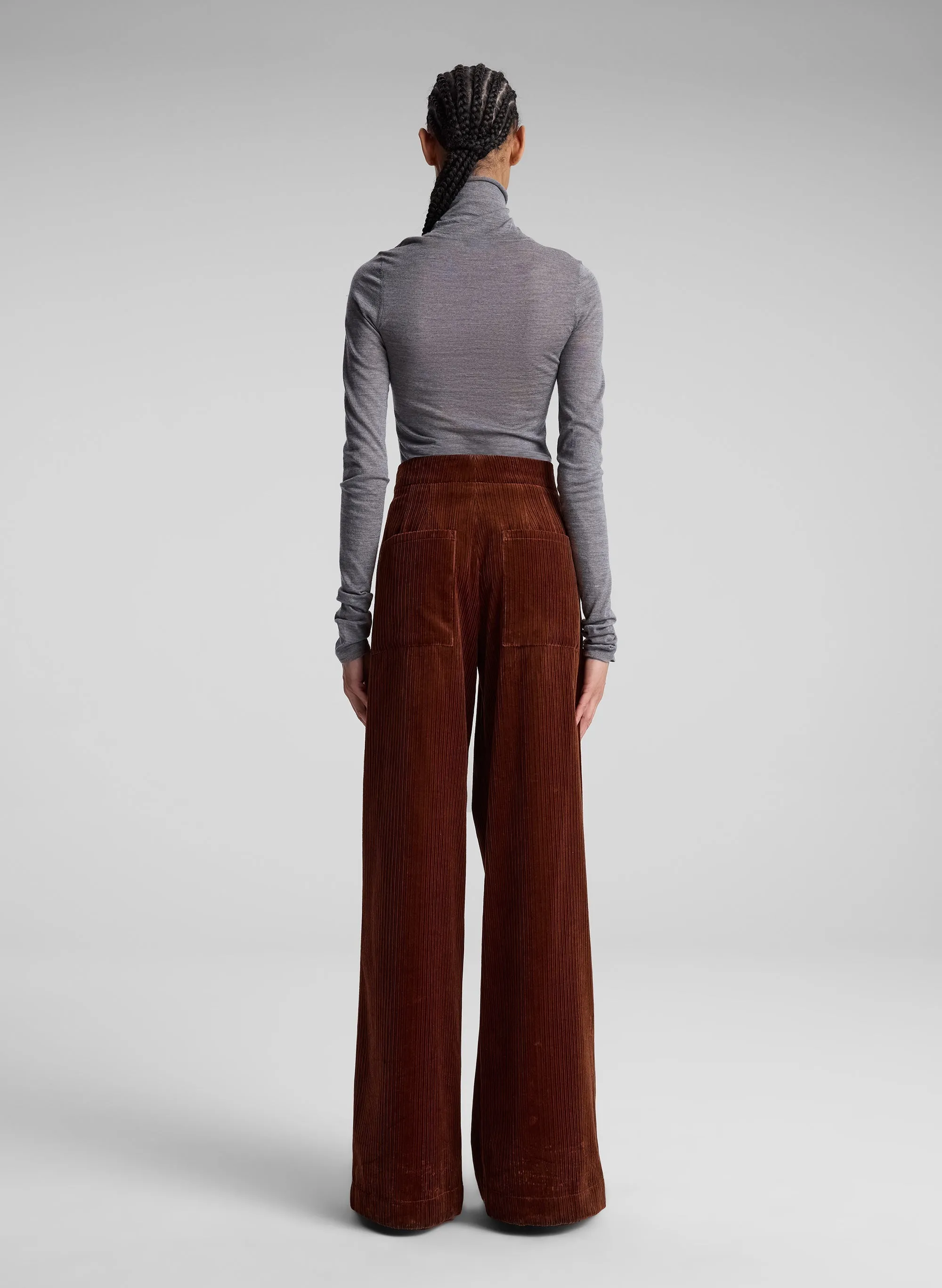 Andrew Wide Leg Corduroy Pant