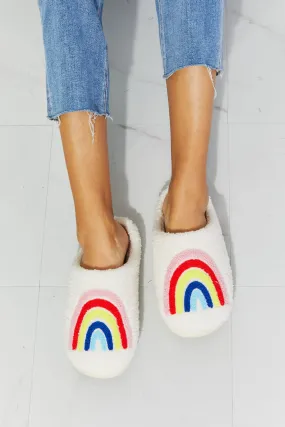 *APP EXCLUSIVE* Rainbow Plush Slippers