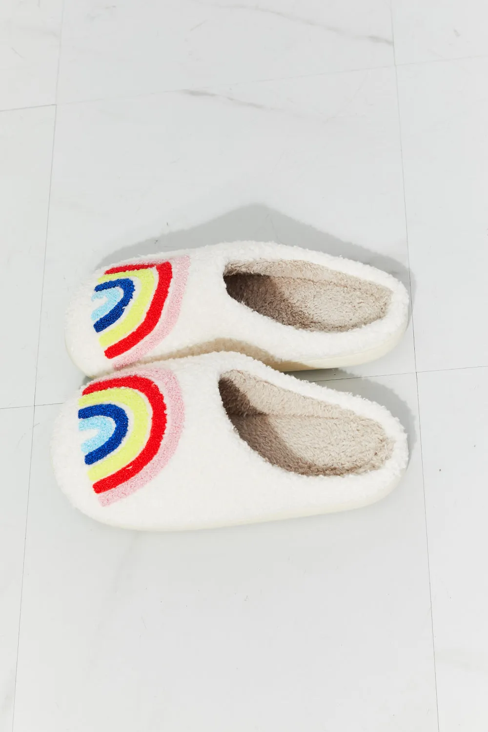 *APP EXCLUSIVE* Rainbow Plush Slippers