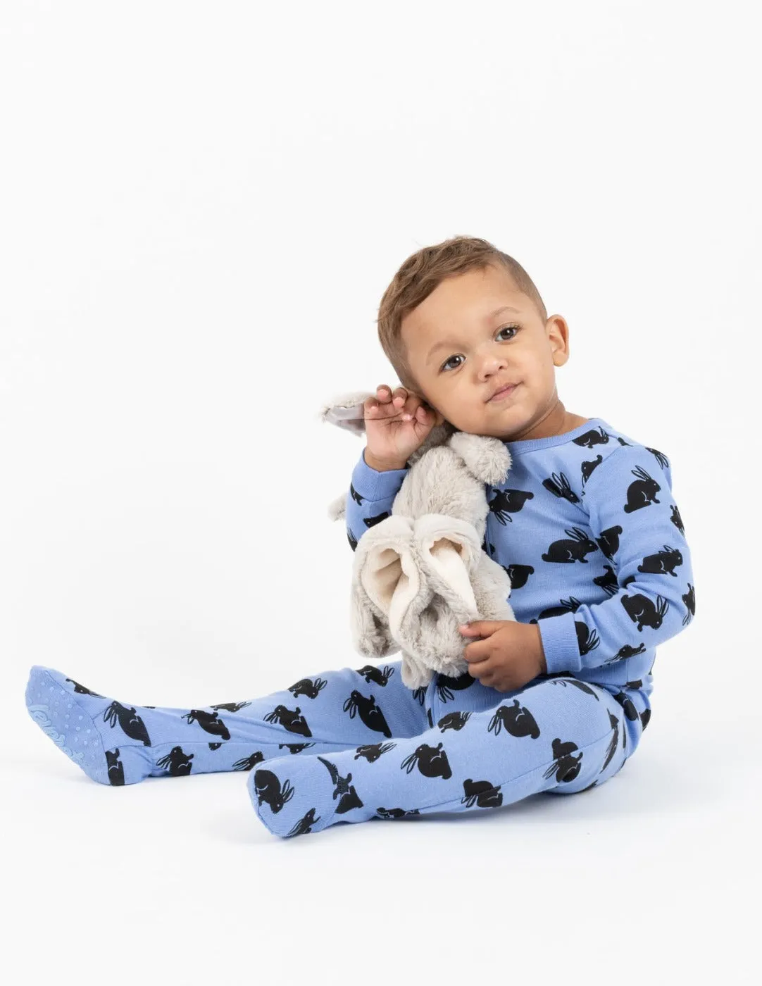 Baby Footed Blue Bunny Pajamas