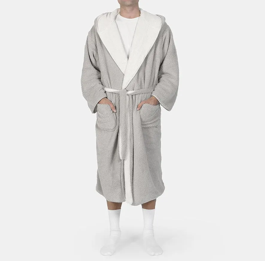 Bambury - Reversible Sherpa Hooded Robe