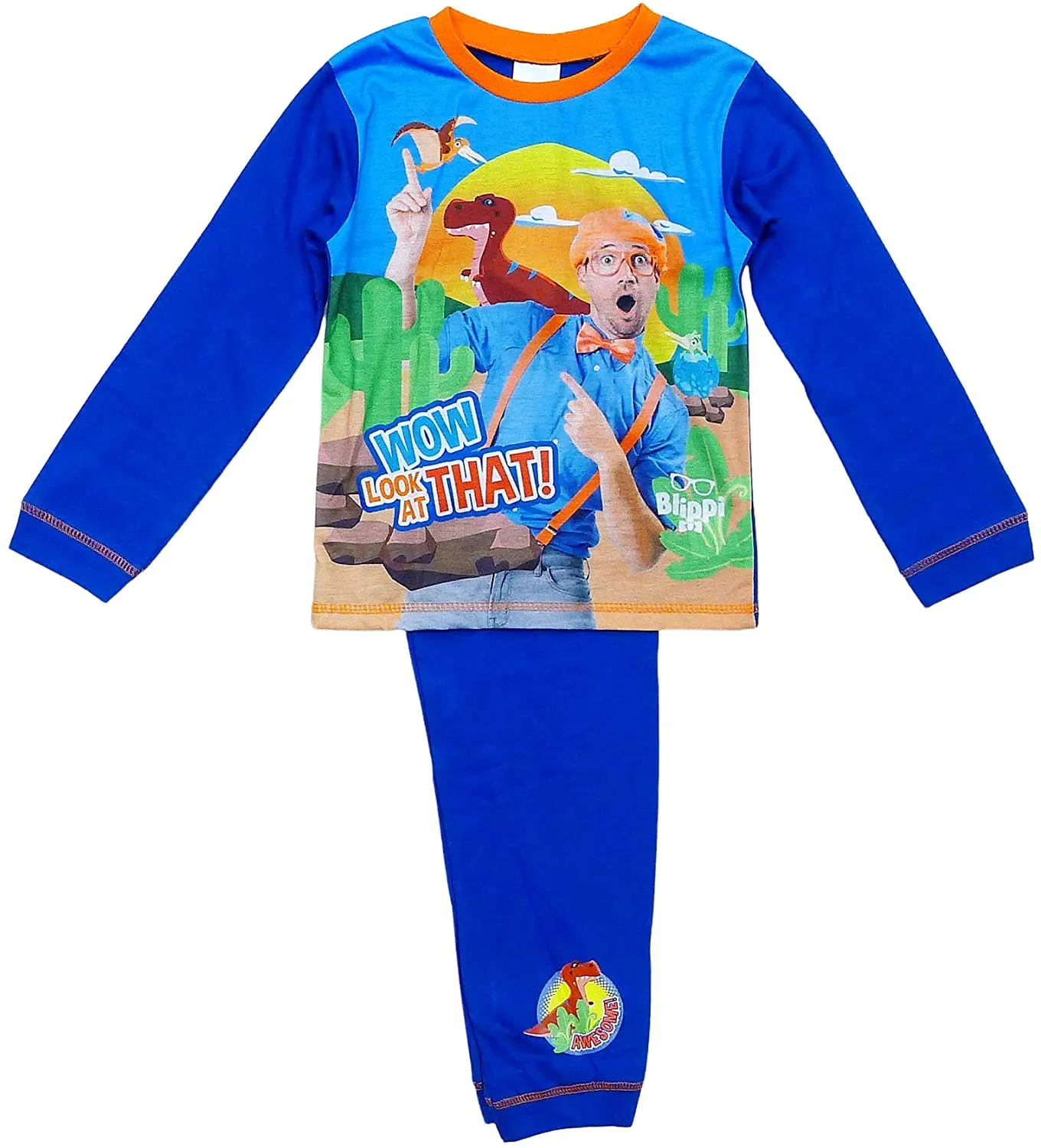 Boys Pyjamas Blippi Pjs Awesome Look at That Pajamas