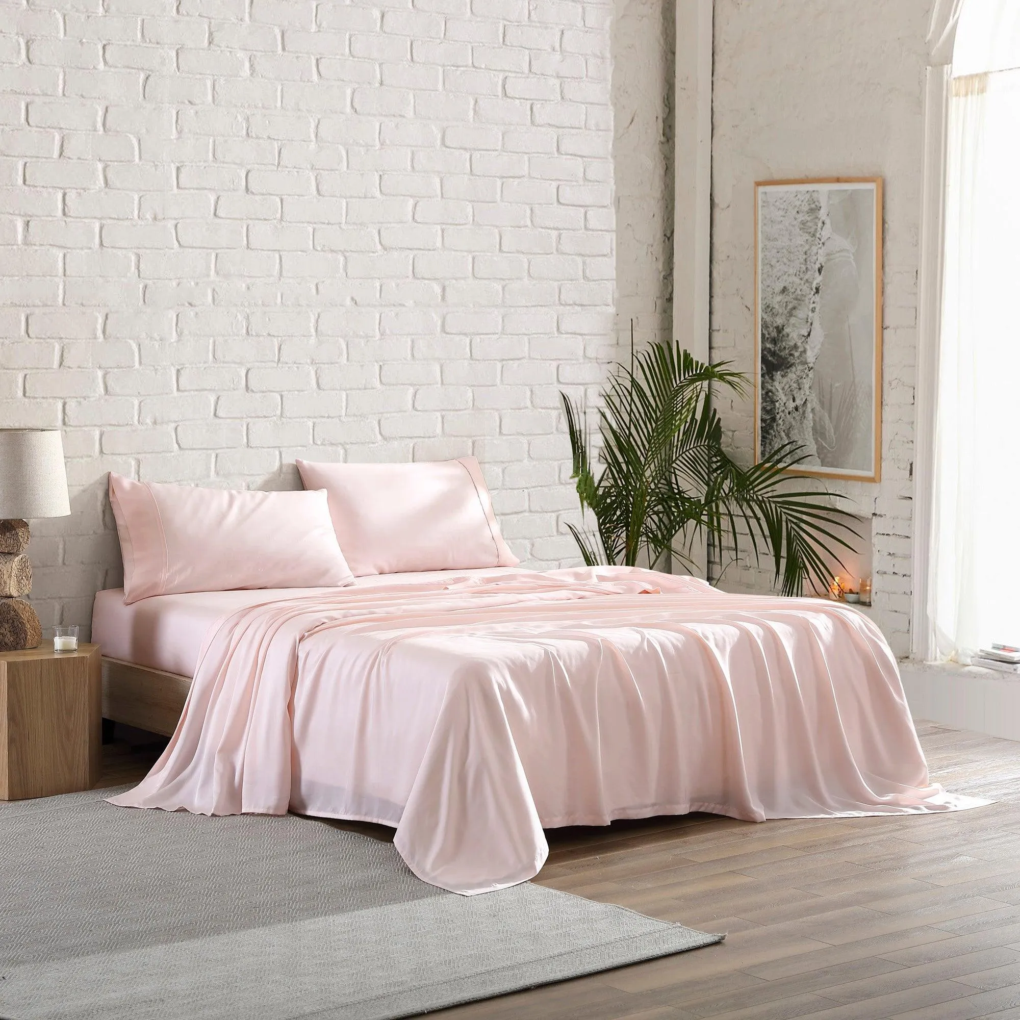 Brielle Home 300 Thread Count TENCEL™ Lyocell Sateen Sheets