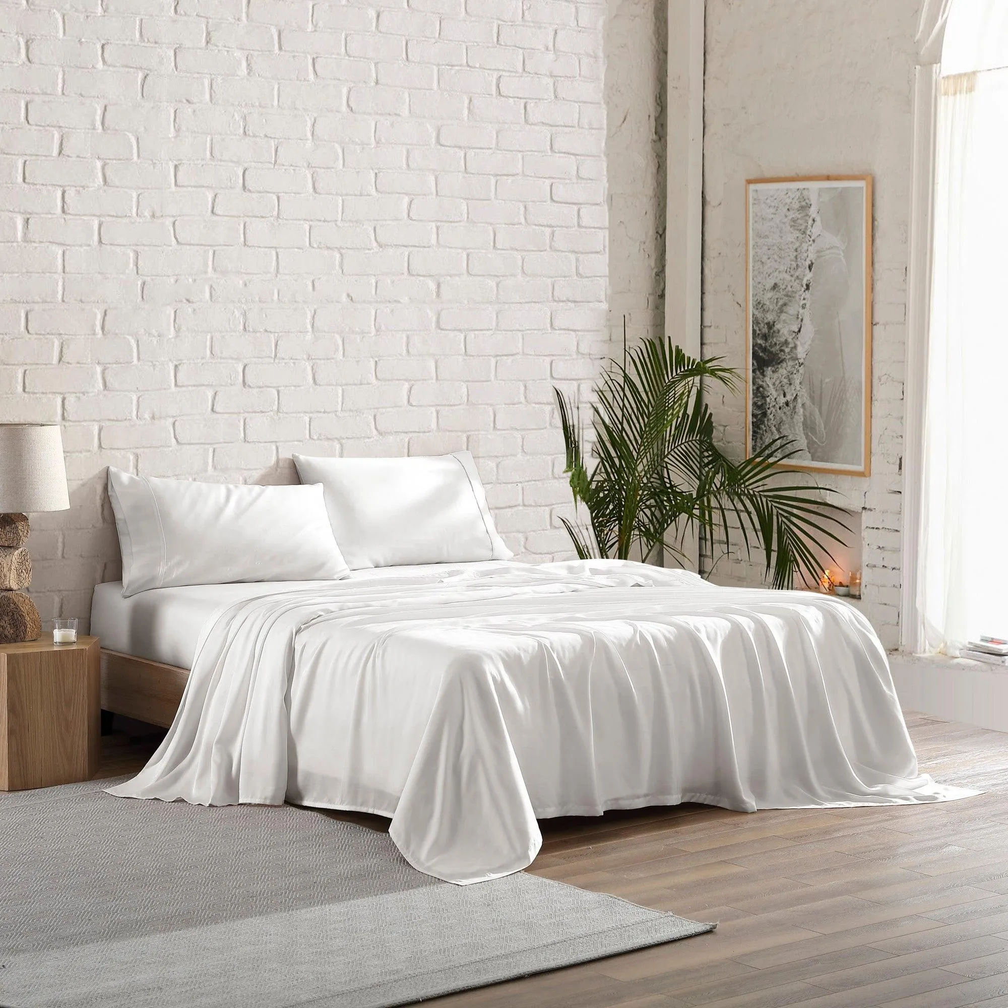 Brielle Home 300 Thread Count TENCEL™ Lyocell Sateen Sheets