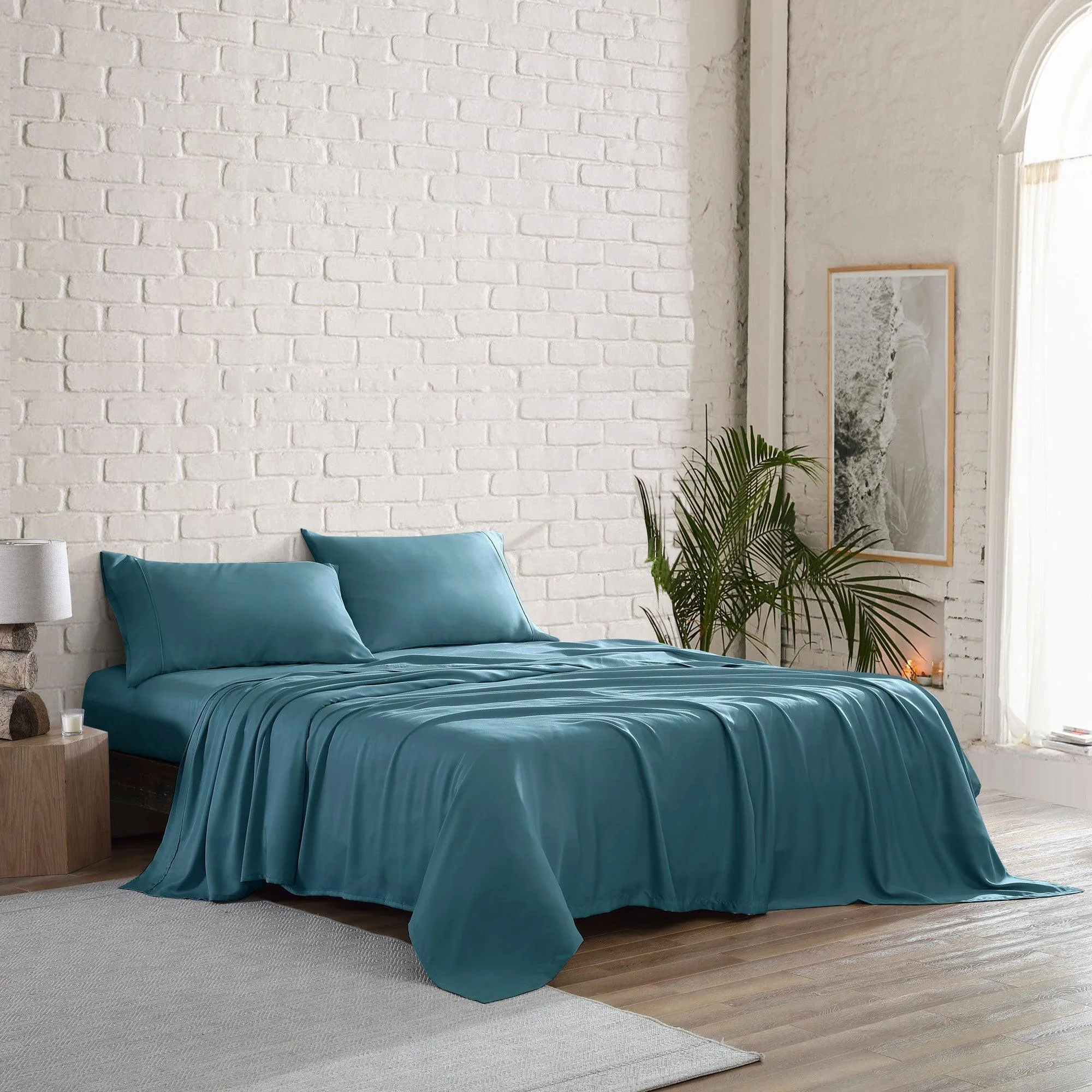 Brielle Home 300 Thread Count TENCEL™ Lyocell Sateen Sheets