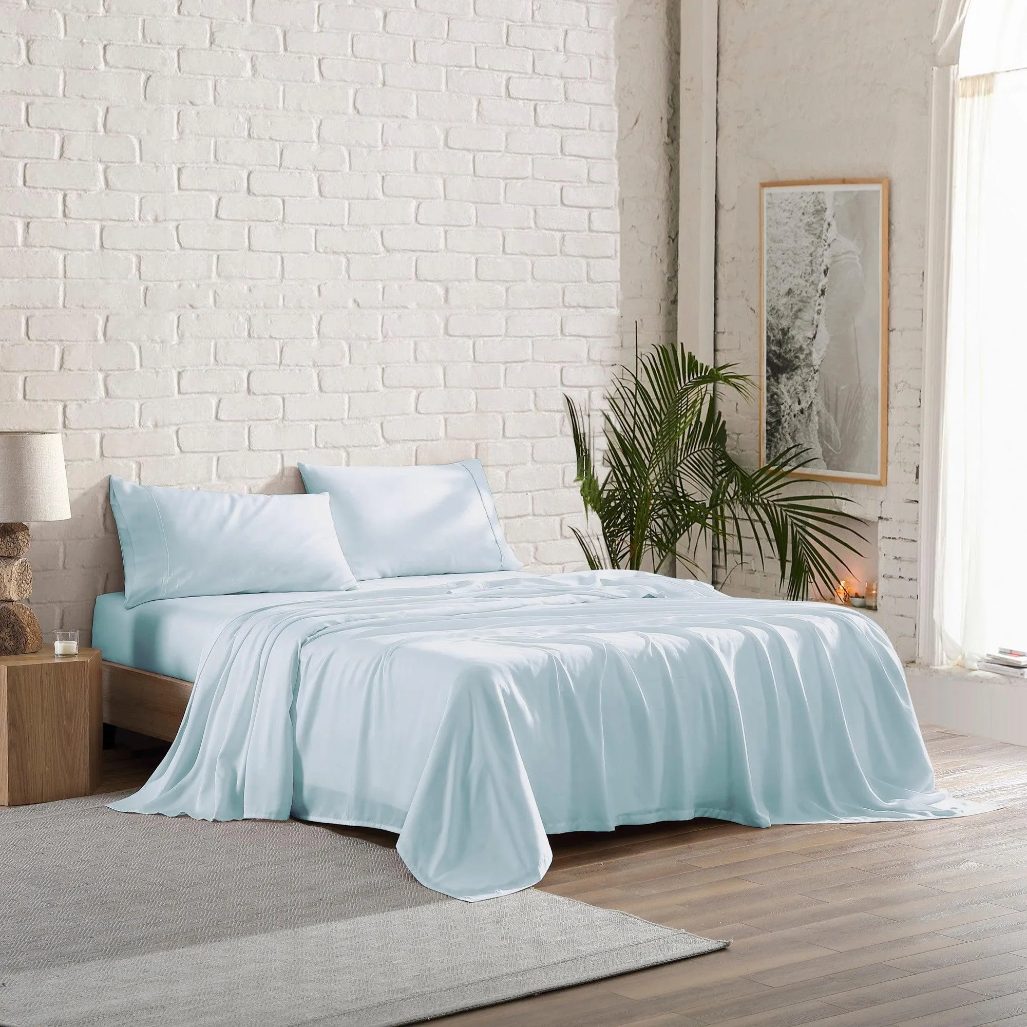 Brielle Home 300 Thread Count TENCEL™ Lyocell Sateen Sheets