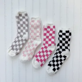 Checkered Mini Crew Socks