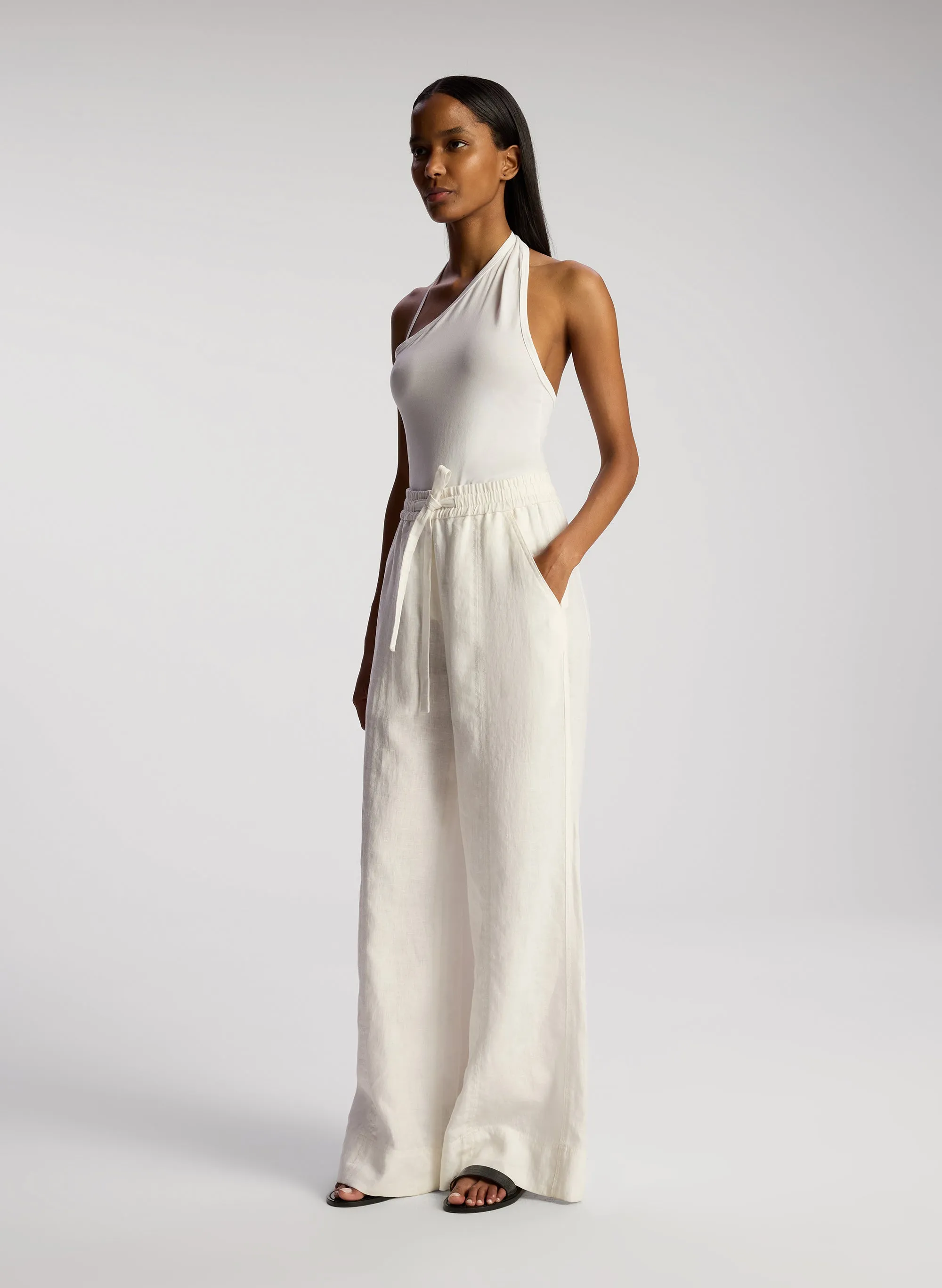 Holden Relaxed Linen Wide Leg Pant