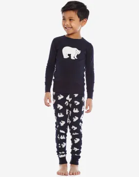 Kid's Cotton Polar Bear Pajamas