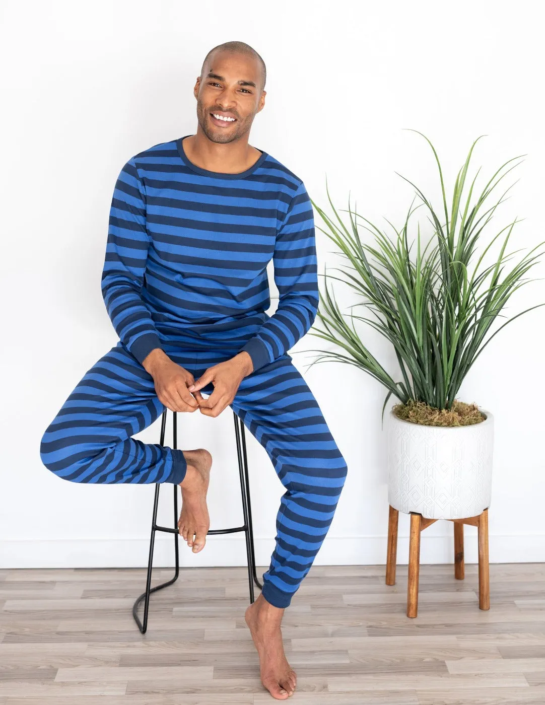 Men's Cotton Stripes Pajamas