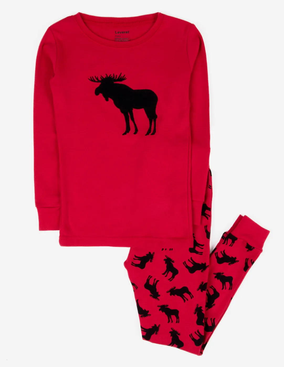 Moose & Reindeer Cotton Pajamas