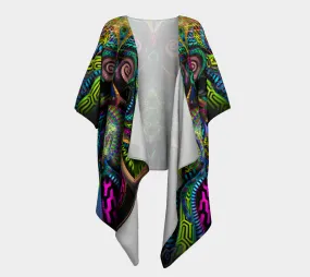 Primordial Presence Draped Kimono