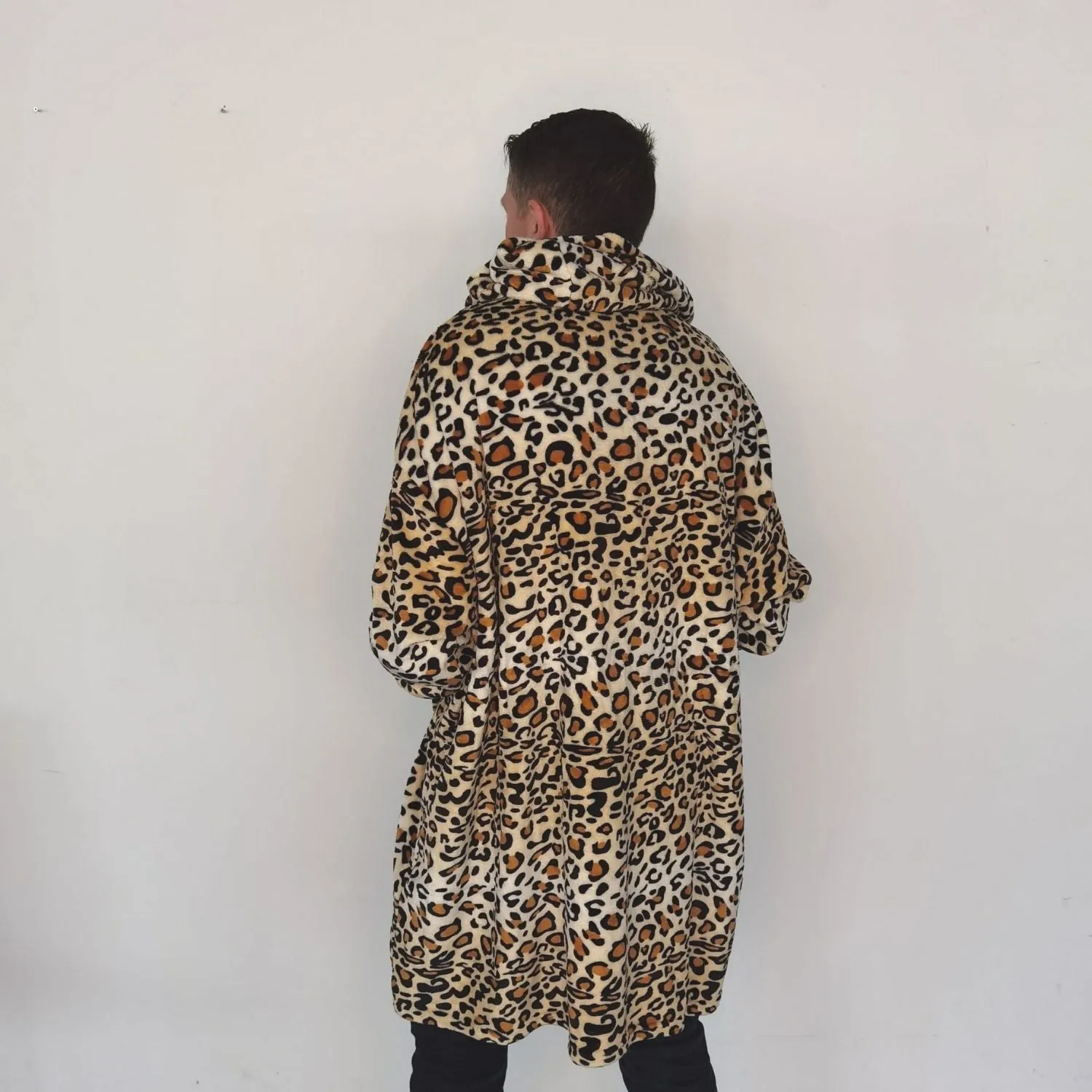 Printed Cosy Robe - Mink