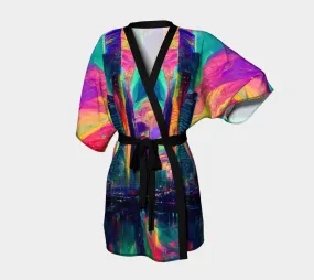 Psychedelic City Kimono Robe | Acidmath Guy