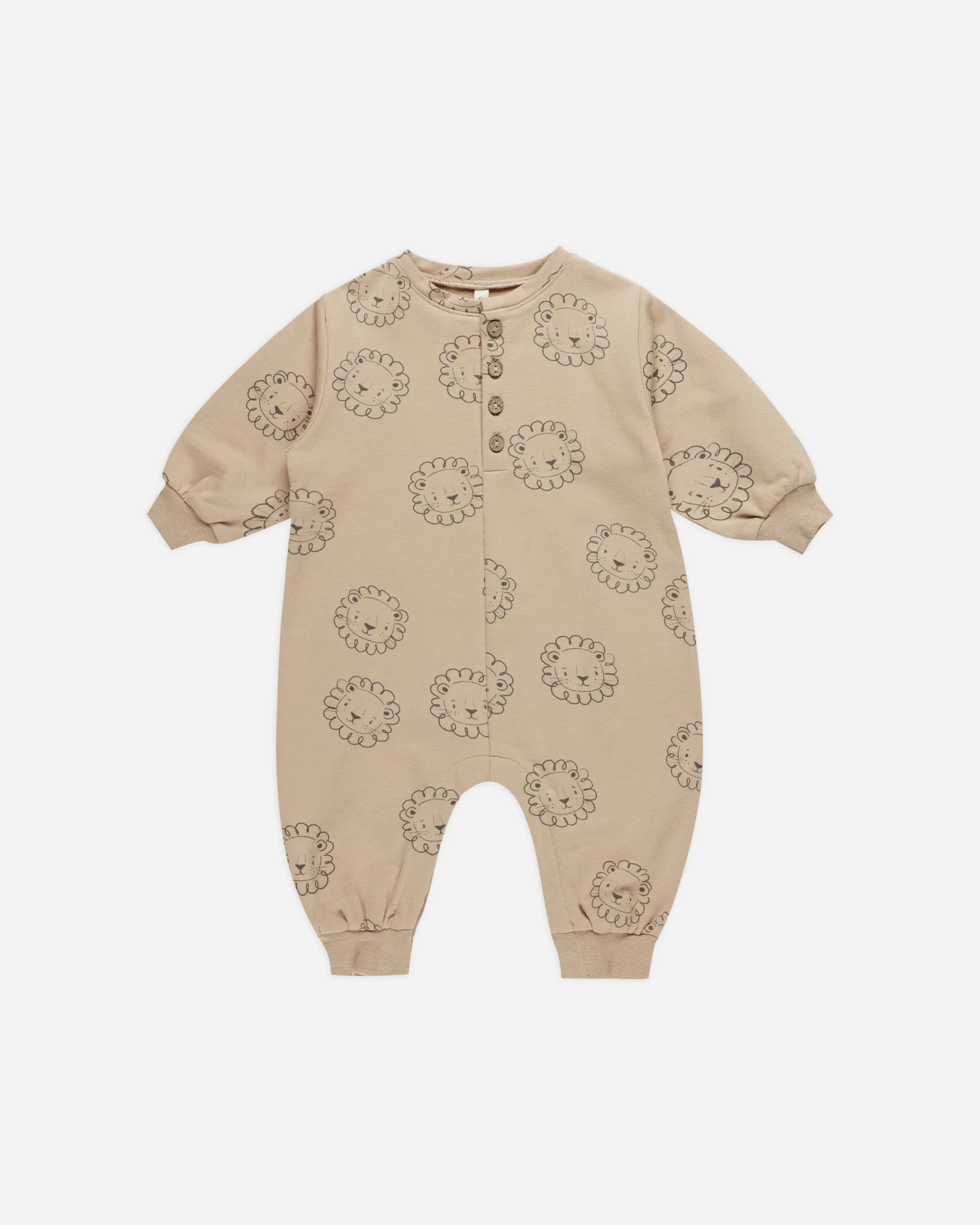 Relaxed Fleece Jumpsuit || Lions