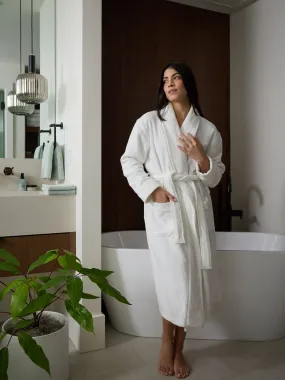 Ribbed Terry Bath Robe