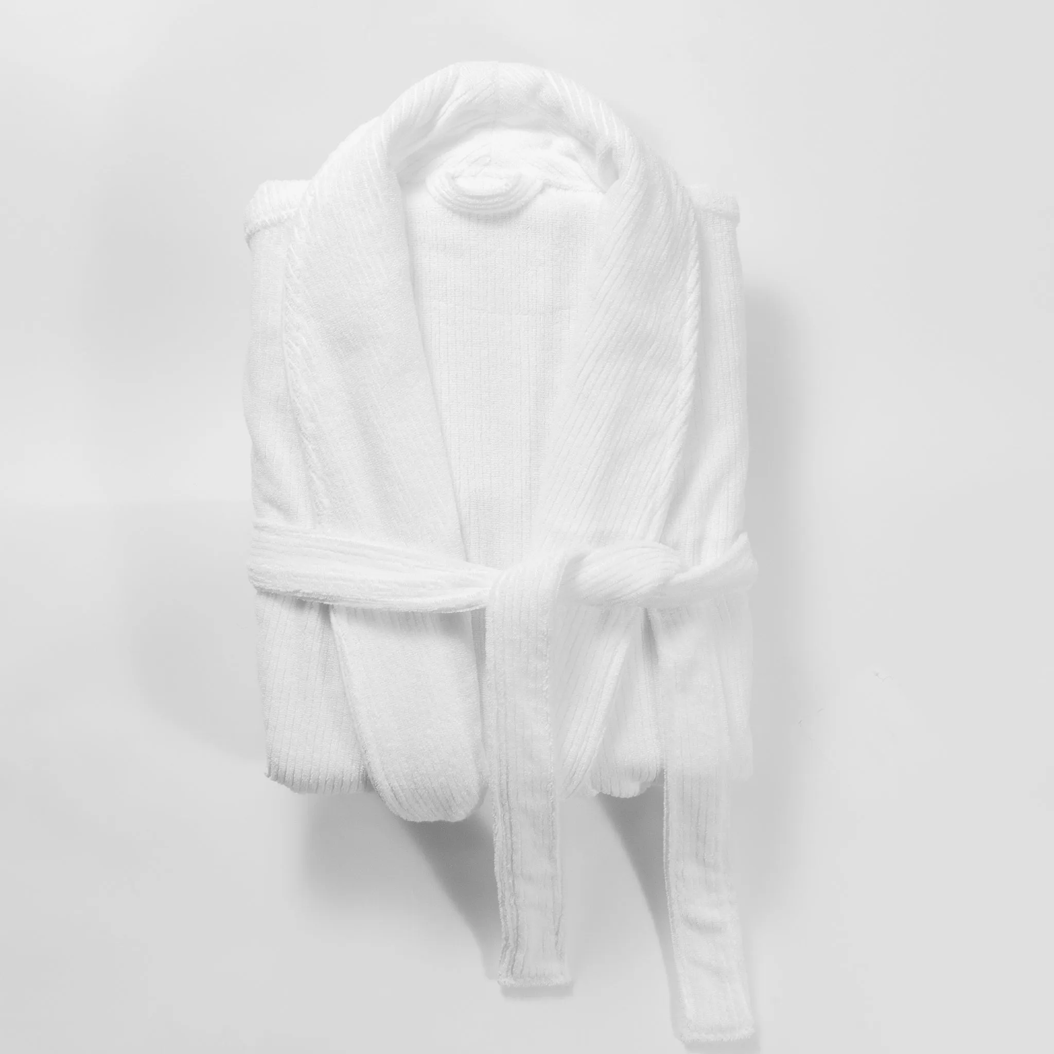 Ribbed Terry Bath Robe