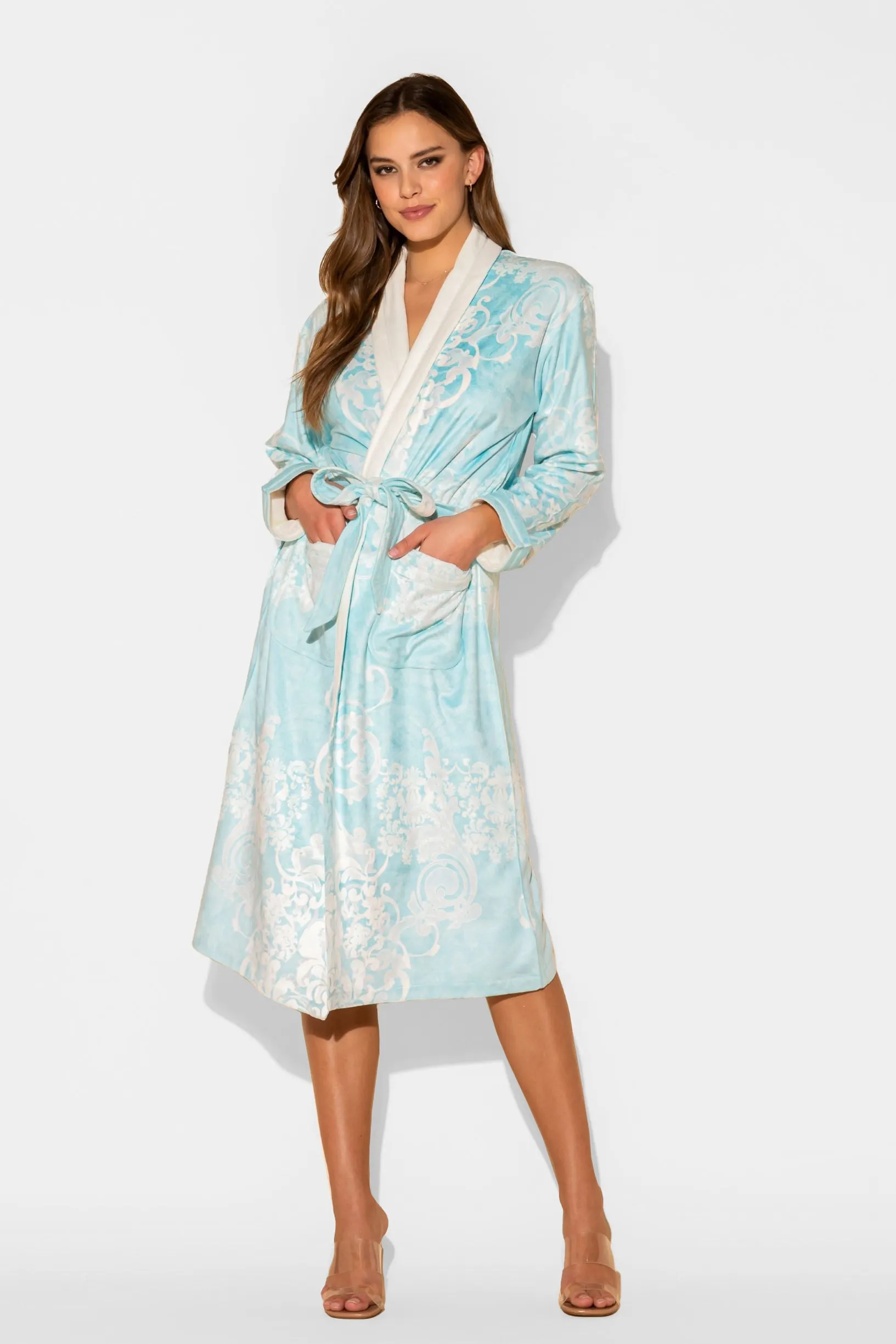 Romantique Blue Long Robe