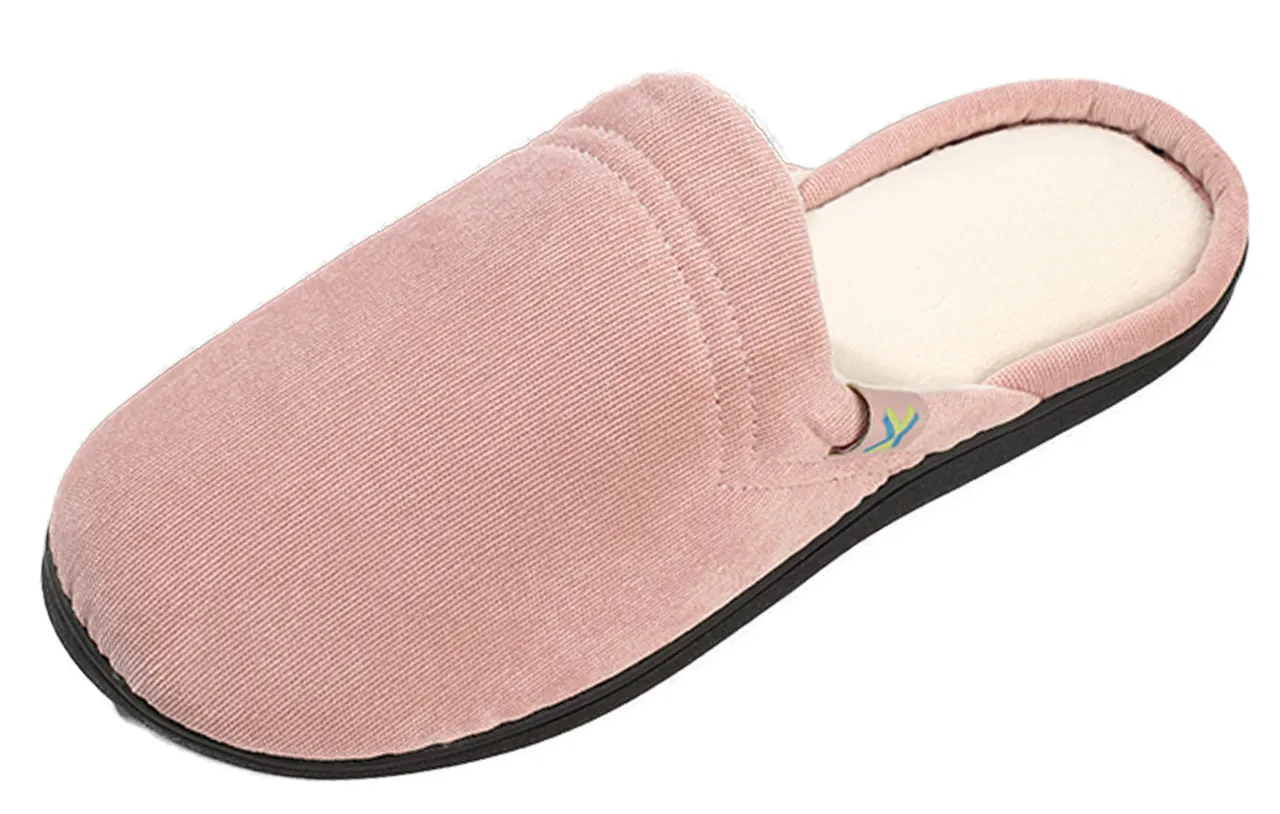 Roxoni Women's Closed Toe Memory Foam Insole House Slipper