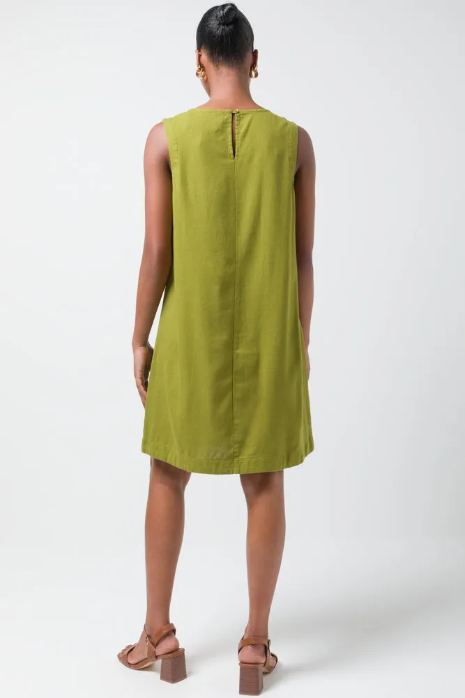 Shift Dress Green