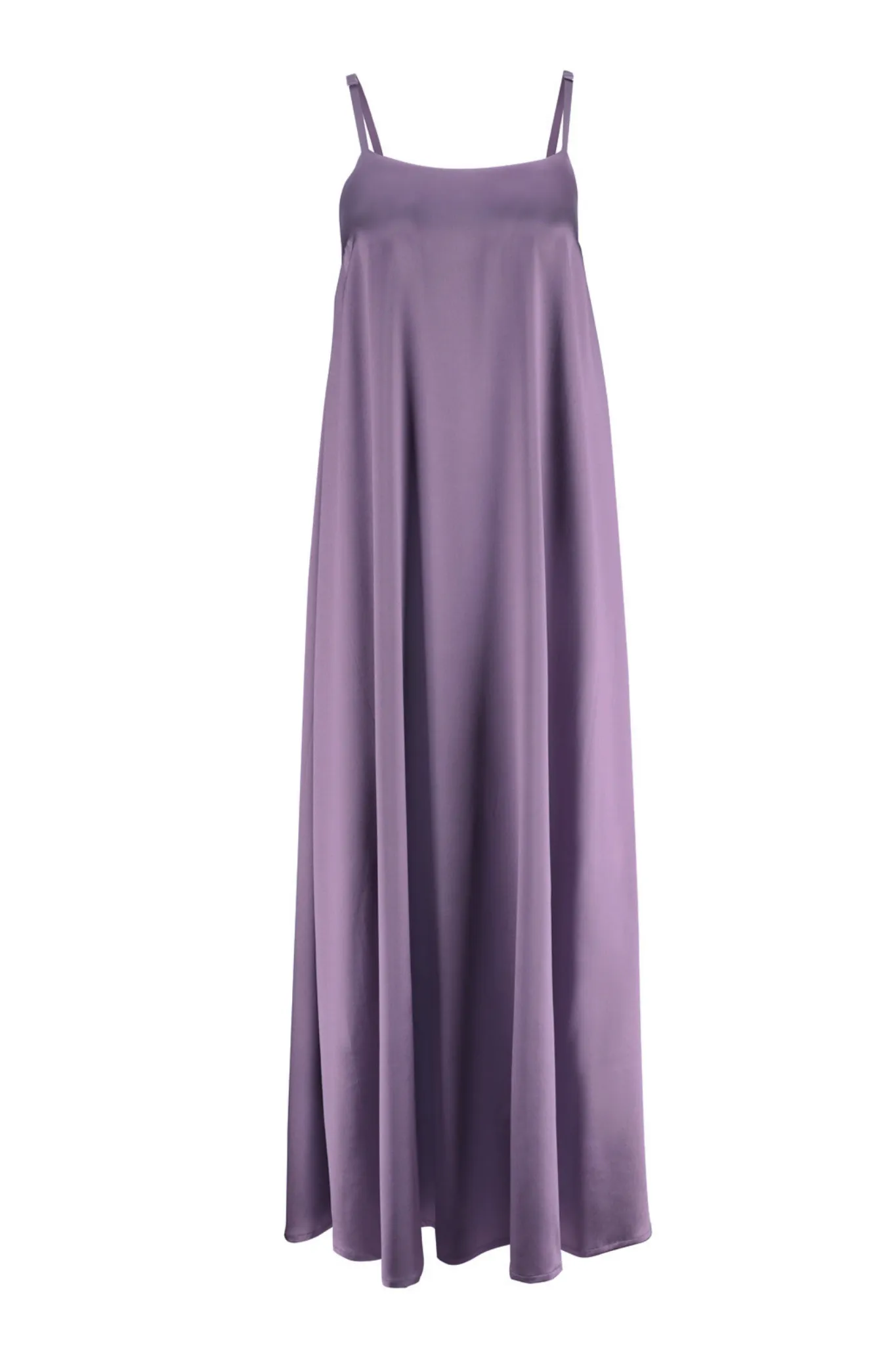 Silk Maxi Dress 'Aphrodite' in Noble Purple