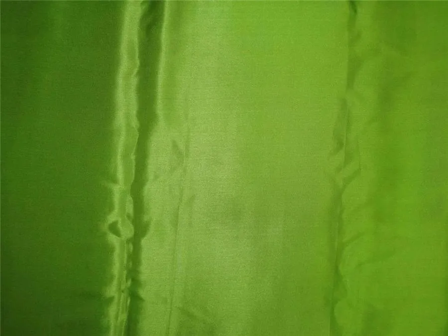 Silk reversible satin fabric bright green 27 momme 44&quot; wide