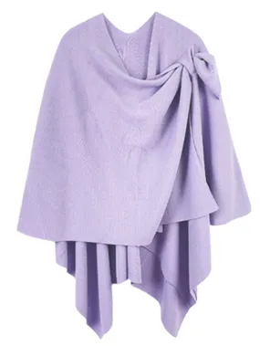 Solid Shoulder Wrap - Lavender