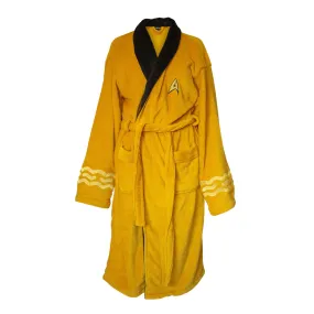 Star Trek Captain Kirk Bathrobe for Adults | One Size Fits Most