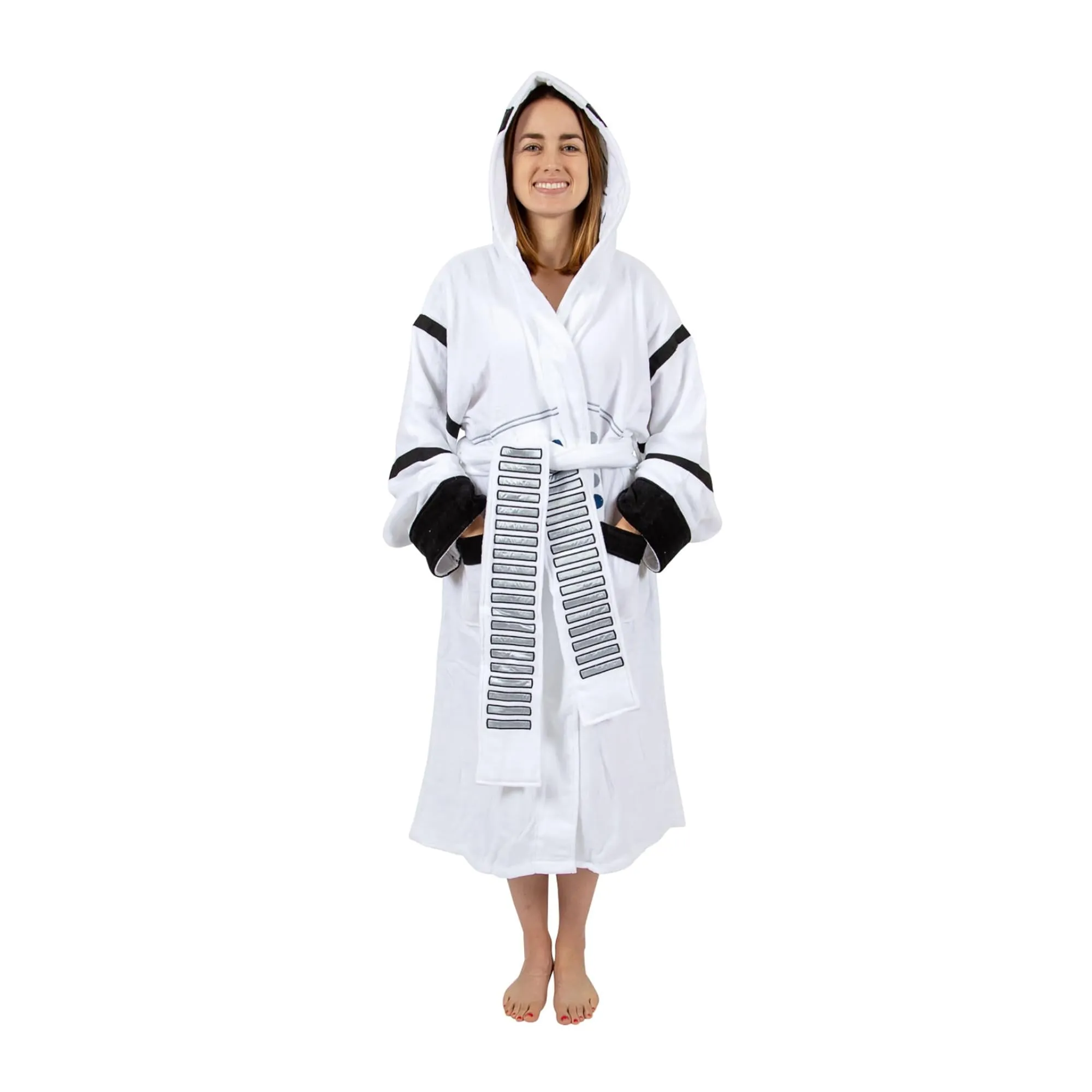 Star Wars Stormtrooper Unisex Hooded Bathrobe for Adults