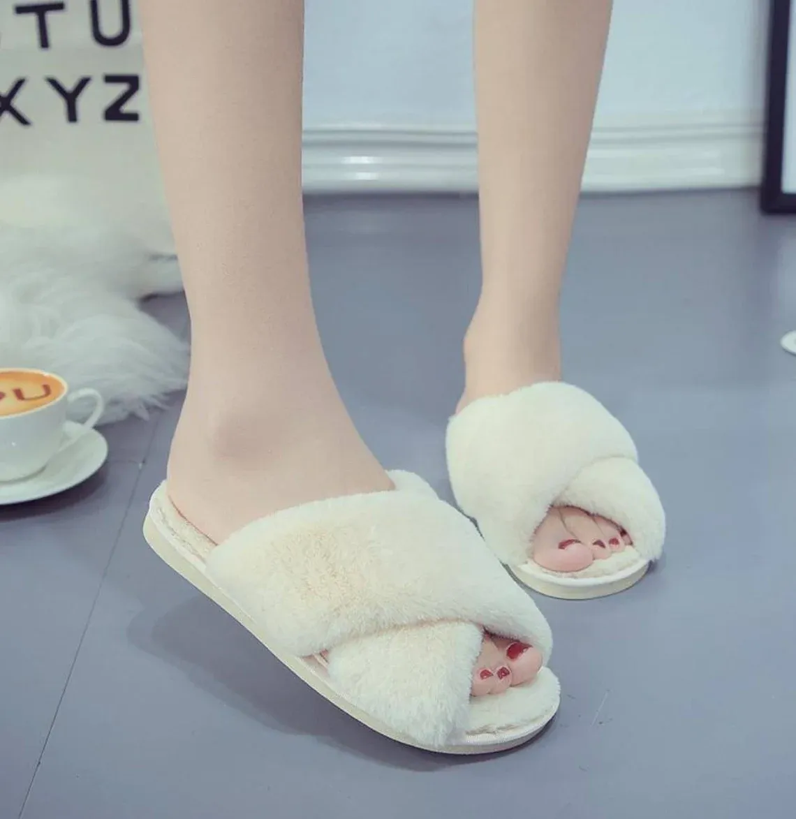 Super Fluffy Memory Foam Slippers