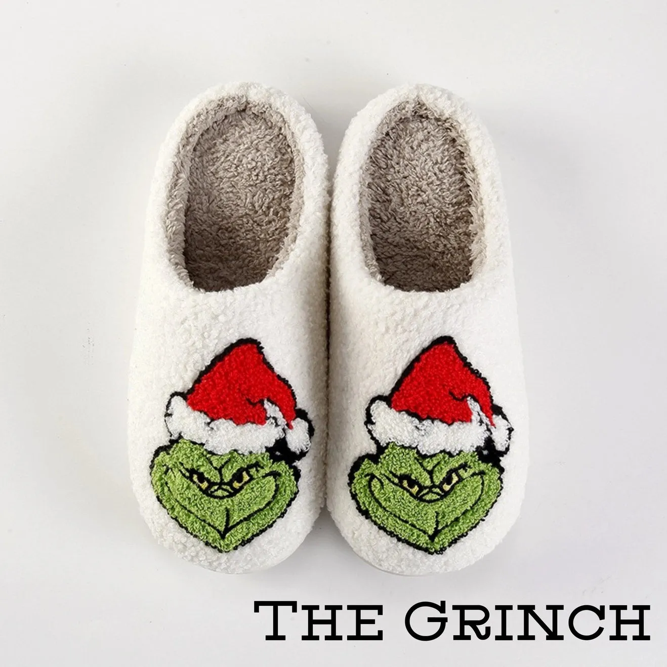 The Grinch Christmas Slippers