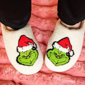 The Grinch Christmas Slippers