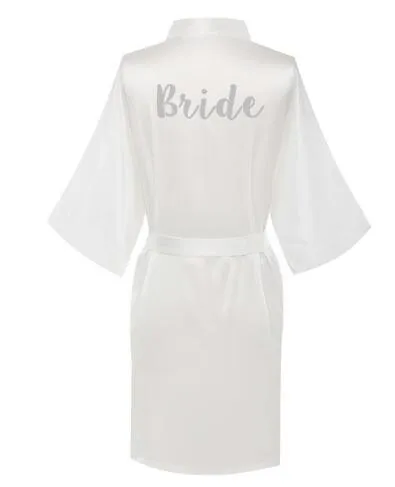 White Wedding Nightgowns - Letter Robe