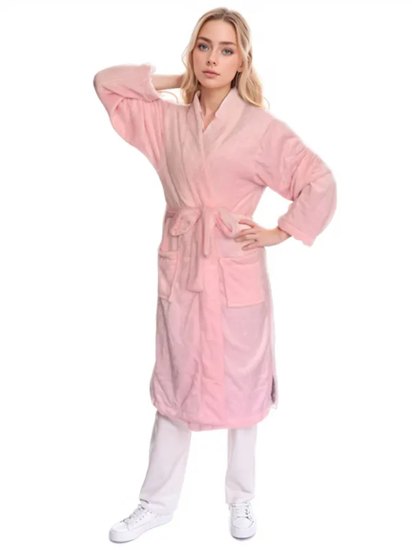 Women's Lightweight Bathrobe with Pockets