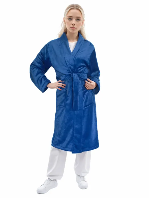 Women's Lightweight Bathrobe with Pockets