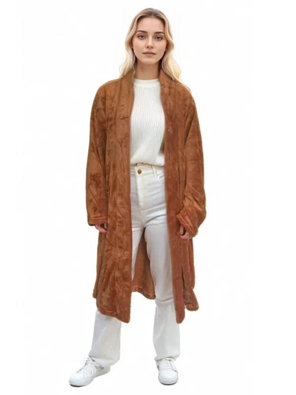 Women's Lightweight Bathrobe with Pockets