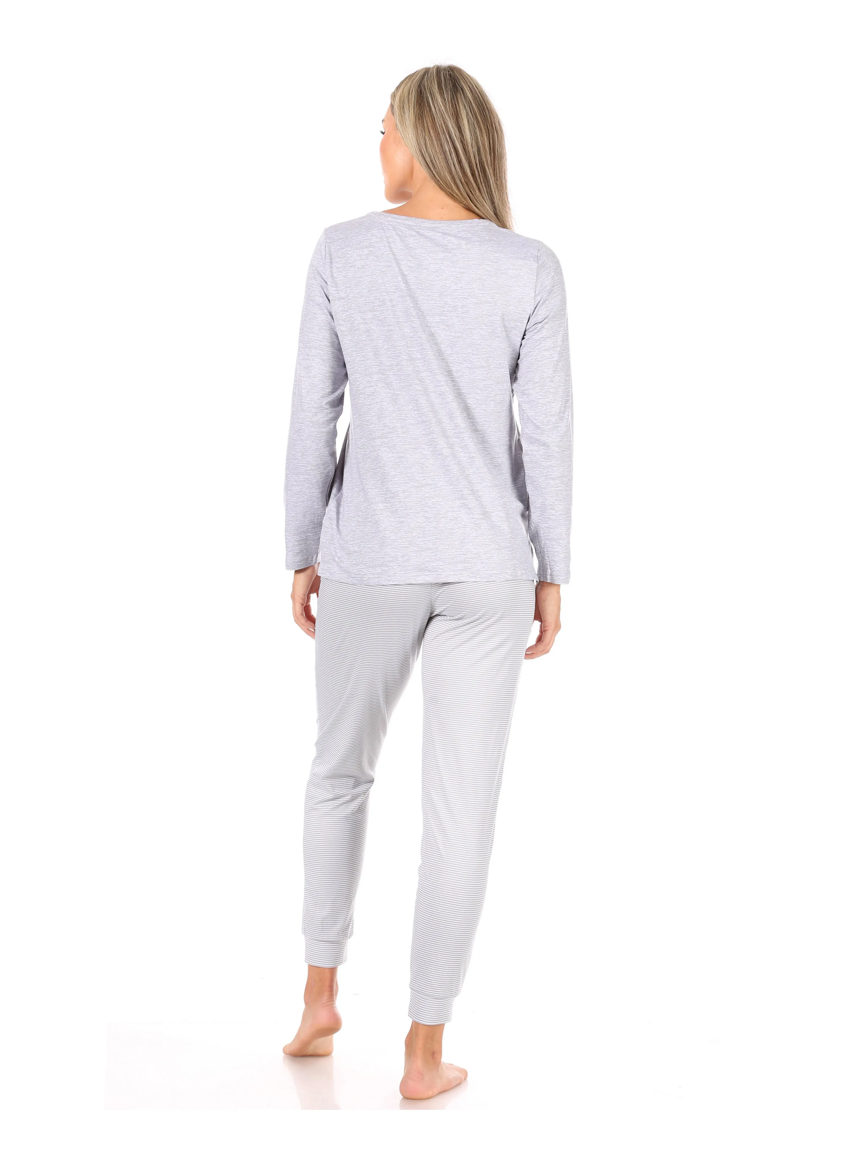 Women's "DREAMER" Long Sleeve Top and Jogger Pajama Set